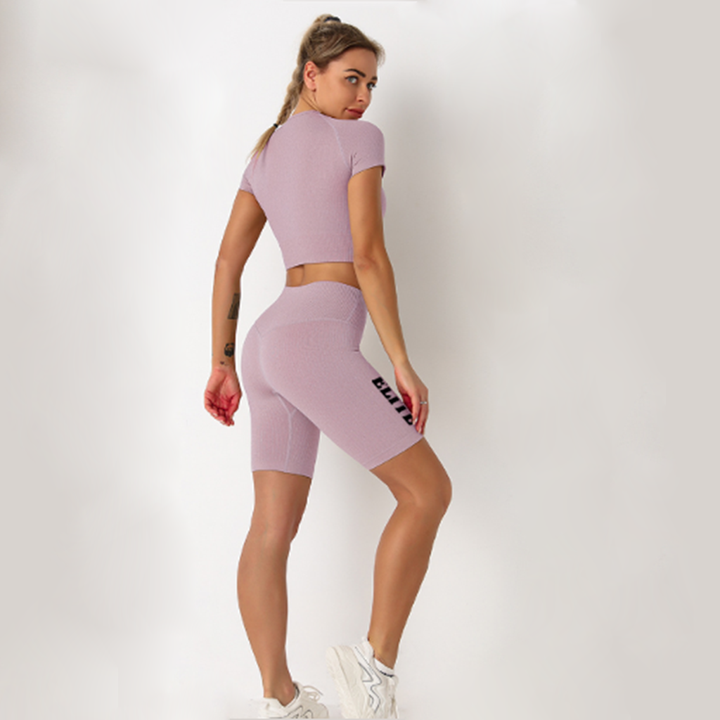 Tee & Shorts Co-Ord Pink